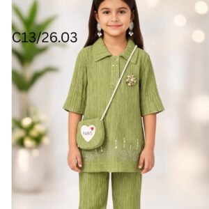 Premium Kids Top & Pant Set Size. 20. 22. 24